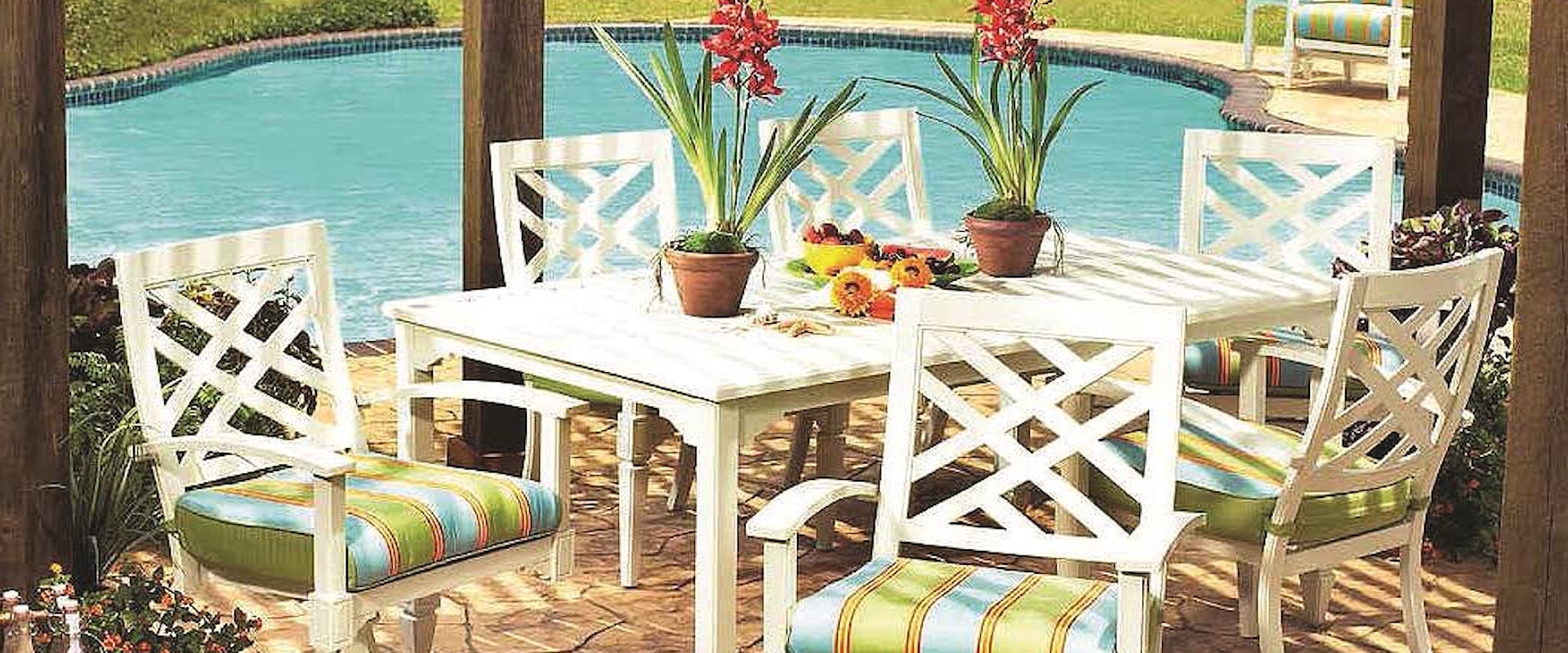 7 Piece Outdoor Dining Set with Table and Chairs