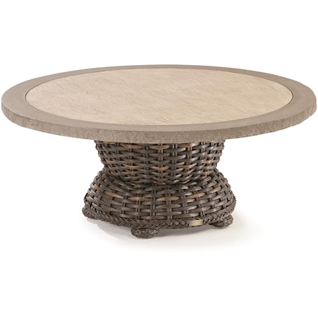 Round Pedestal Cocktail Table