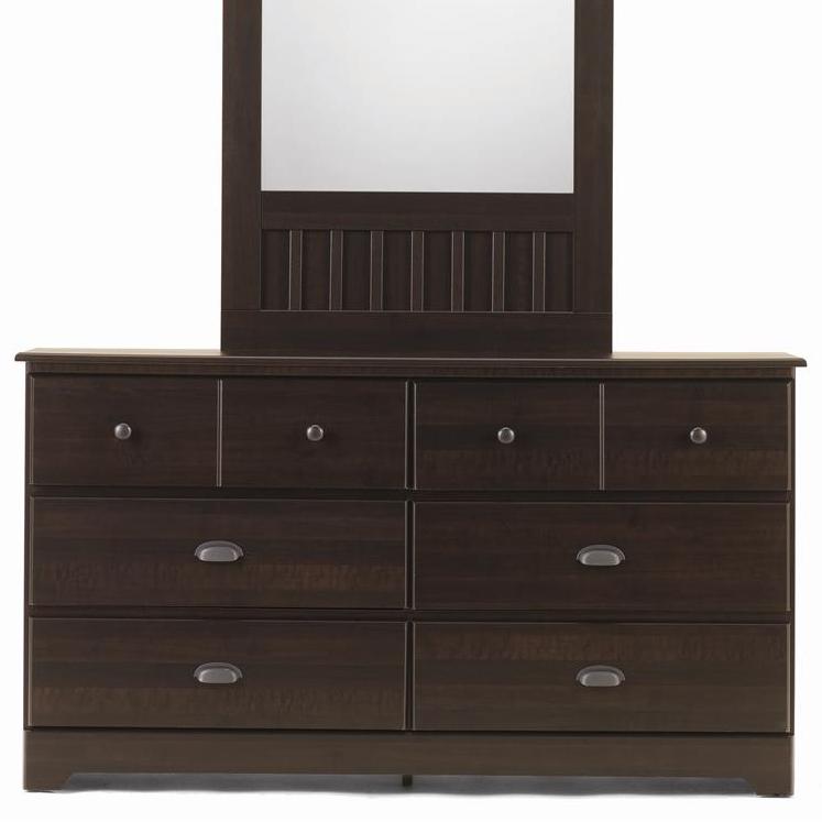 6 Drawer Dresser with Roller Glides