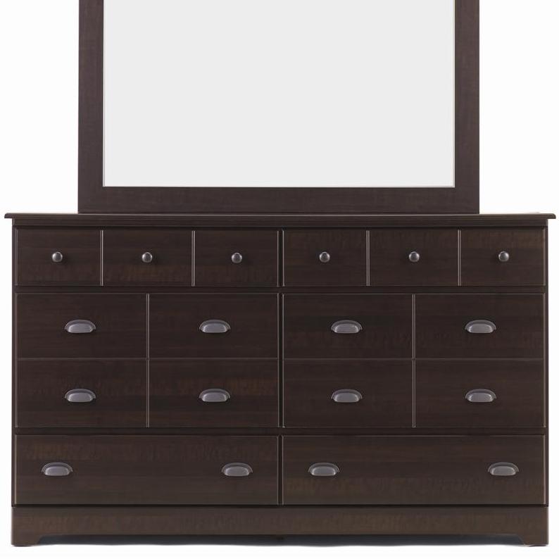 6 Drawer Dresser with Roller Glides