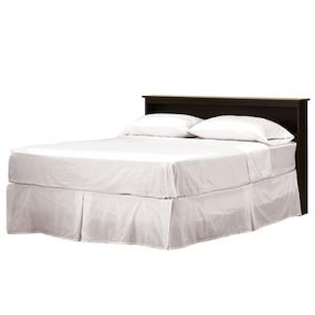 Full Bookcase Headboard with Lights