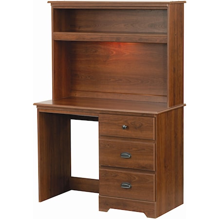 3 Drawer Desk with Hutch