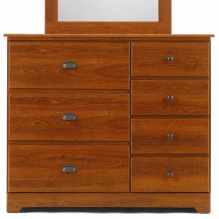 7 Drawer Dresser with Roller Glides