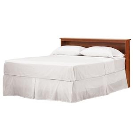 Full Bookcase Headboard with Lights