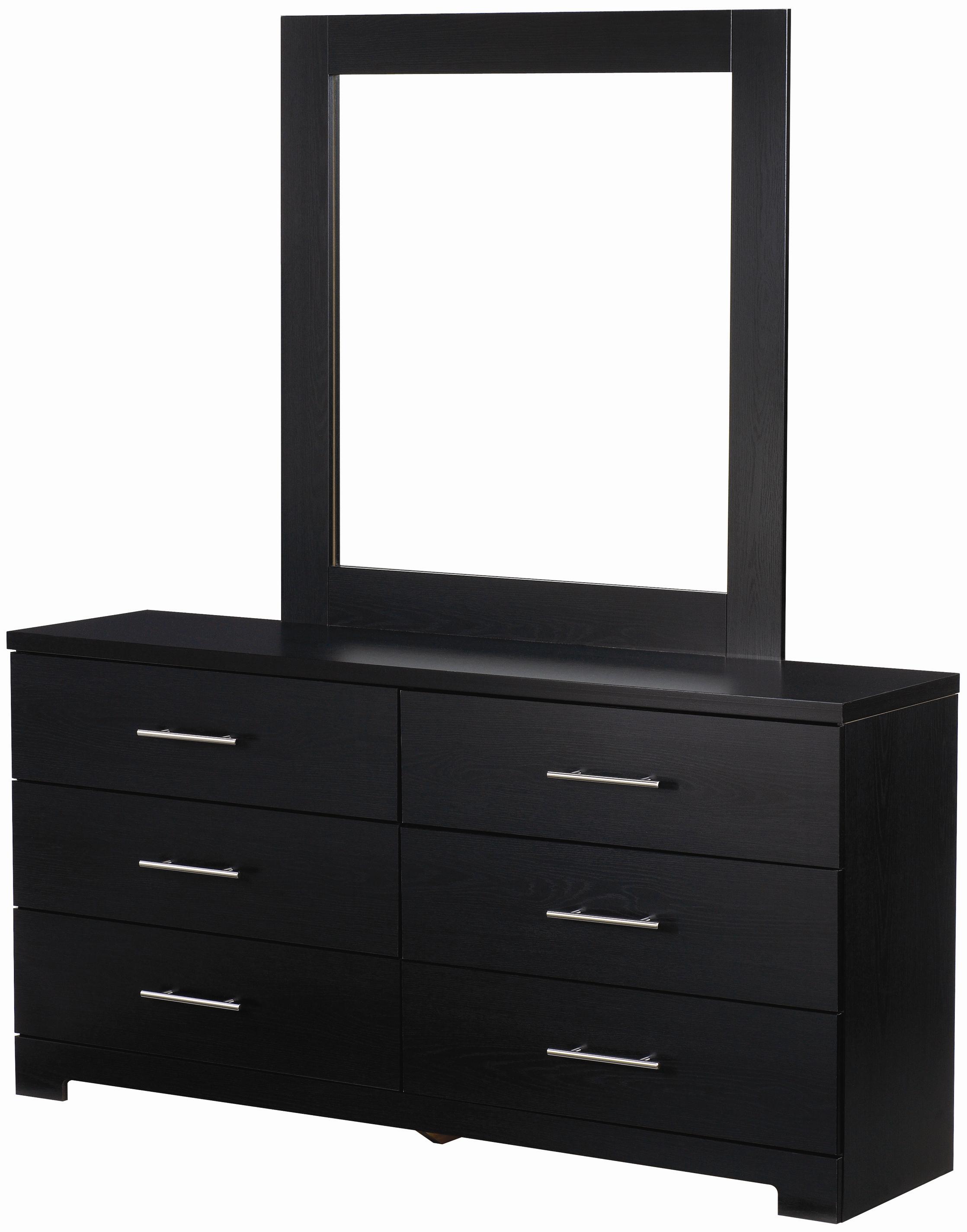 6 Drawer Dresser with Mirror Combination