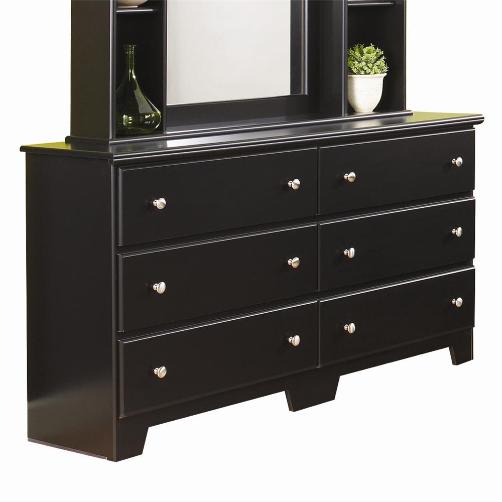 6 Drawer Dresser with Roller Glides