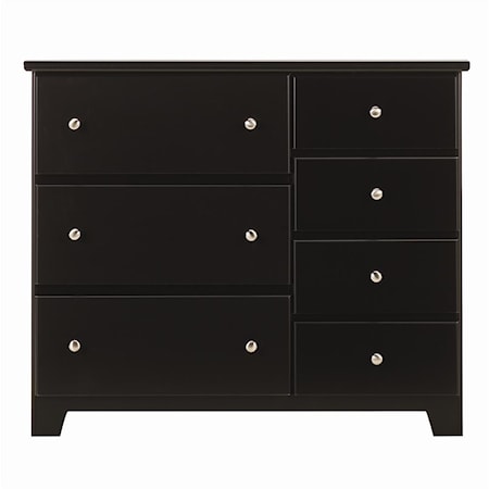 7 Drawer Dresser with Roller Glides