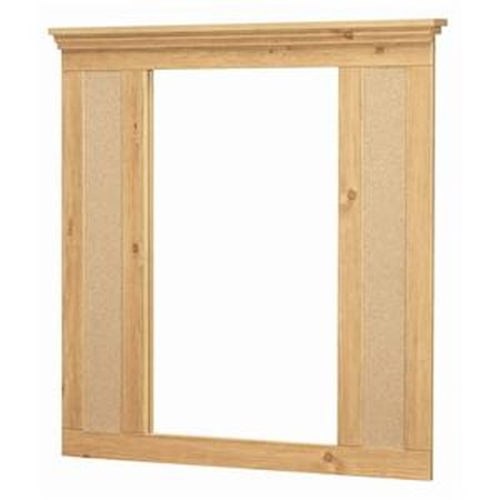 Bulletin Board Mirror with Supports