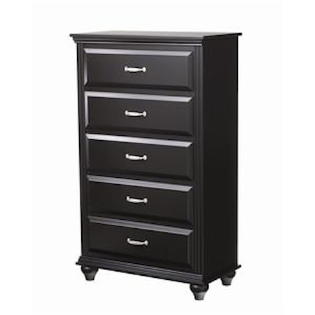 5 Drawer Chest with Roller Glides