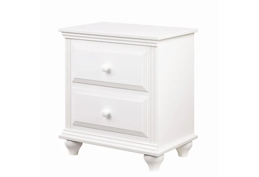 Madison 2 Drawer Night Stand with Roller Glides by Lang at Lapeer Furniture & Mattress Center