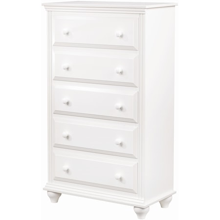 5 Drawer Chest with Roller Glides