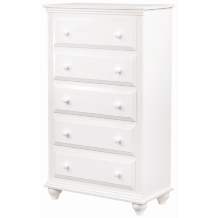 5 Drawer Chest with Roller Glides