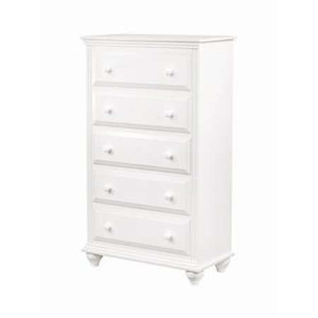 5 Drawer Chest with Roller Glides