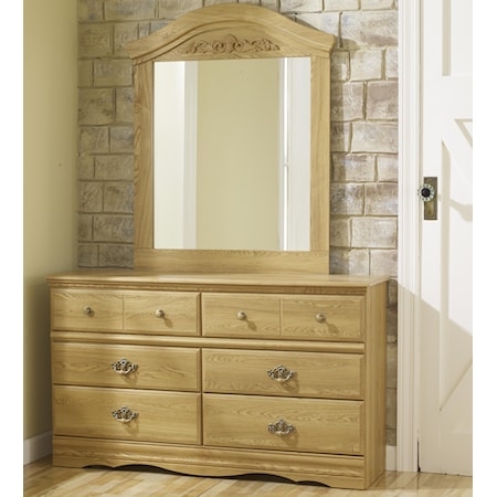 Dresser and Mirror