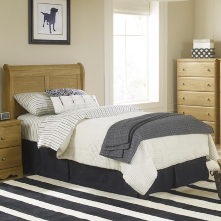 Full Junior Sleigh Headboard