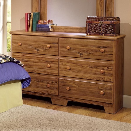 49 Inch 6 Drawer Dresser