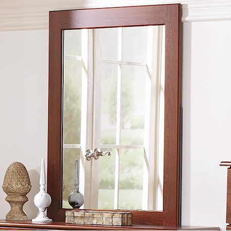 Framed Mirror with Supports