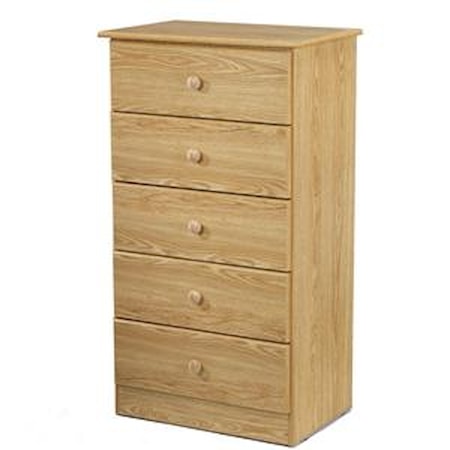 5 Drawer Chest with Roller Glides