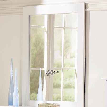 Framed Mirror with Supports