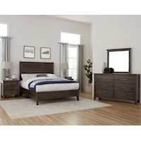 Passageways Solid Oak Queen 4pc Bedroom Set