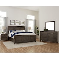 Passageways Solid Oak Queen 4pc Bedroom Set