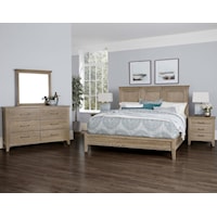 Passageways Solid Oak King 4pc Bedroom Set