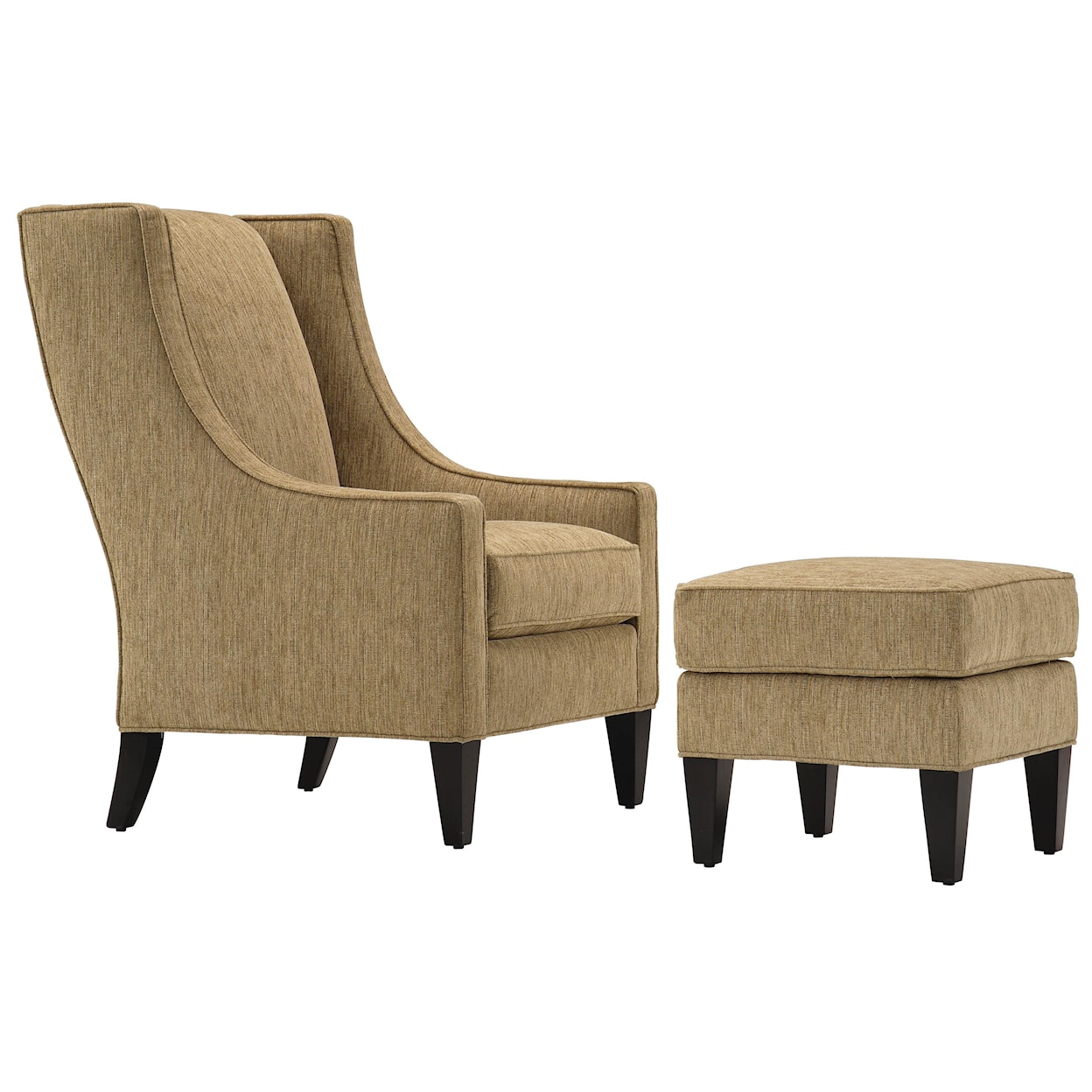 Lazar Clooney  Chair and Ottoman