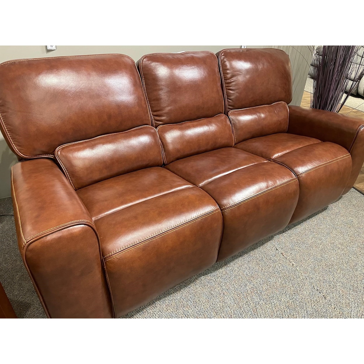 Leather Italia USA 1555-EH9049 Power Reclining Living Room Group