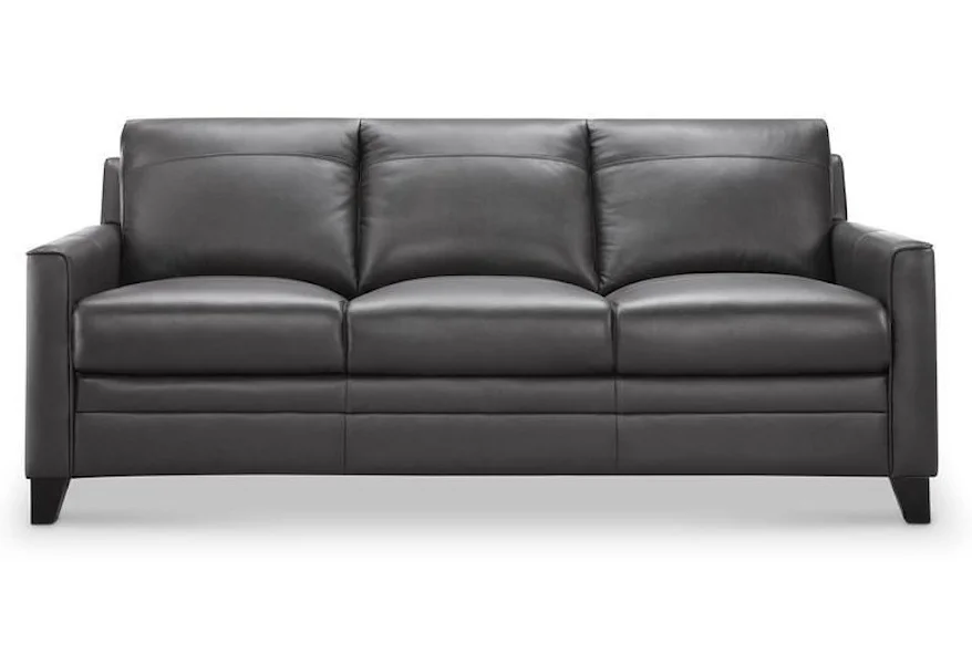 Fletcher Leather Sofa by Leather Italia USA at Coconis Furniture & Mattress 1st
