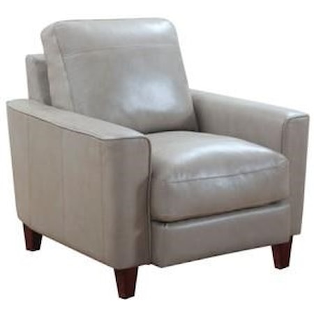Camilla Top Grain Leather Match Chair