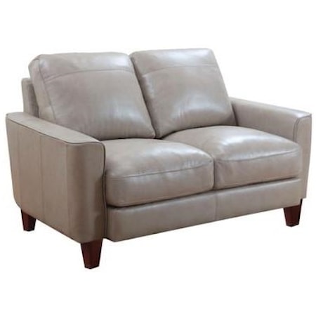 Camilla Top Grain Leather MatchLoveseat