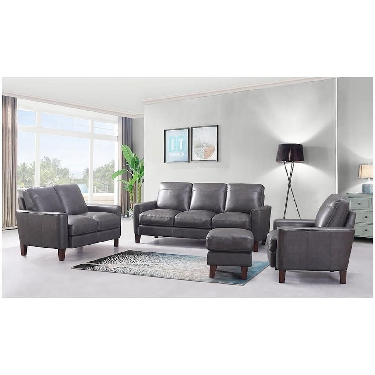 Leather Italia USA Georgetown - Chino Sofa and Loveseat Set