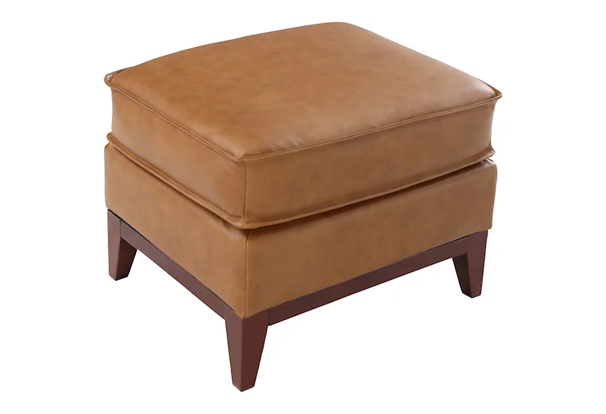 Newport Ottoman by Leather Italia USA at Lindy's Furniture Company