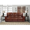 Leather Italia USA Broadway Power Reclining Sofa With Power Headrests 