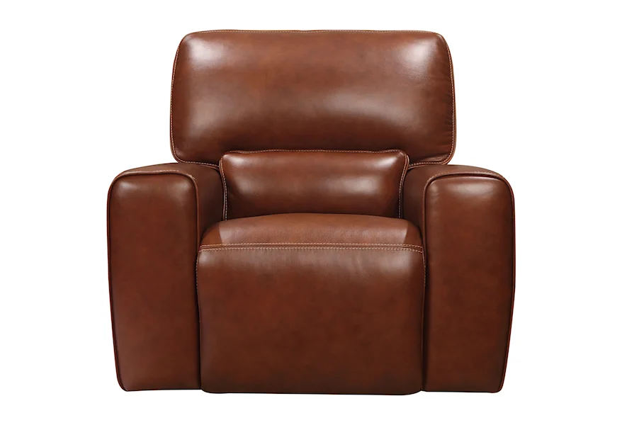 Broadway Power Glider Recliner by Leather Italia USA at Corner Furniture