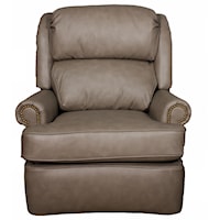 Manual Swivel Glider Recliner with Nail Head