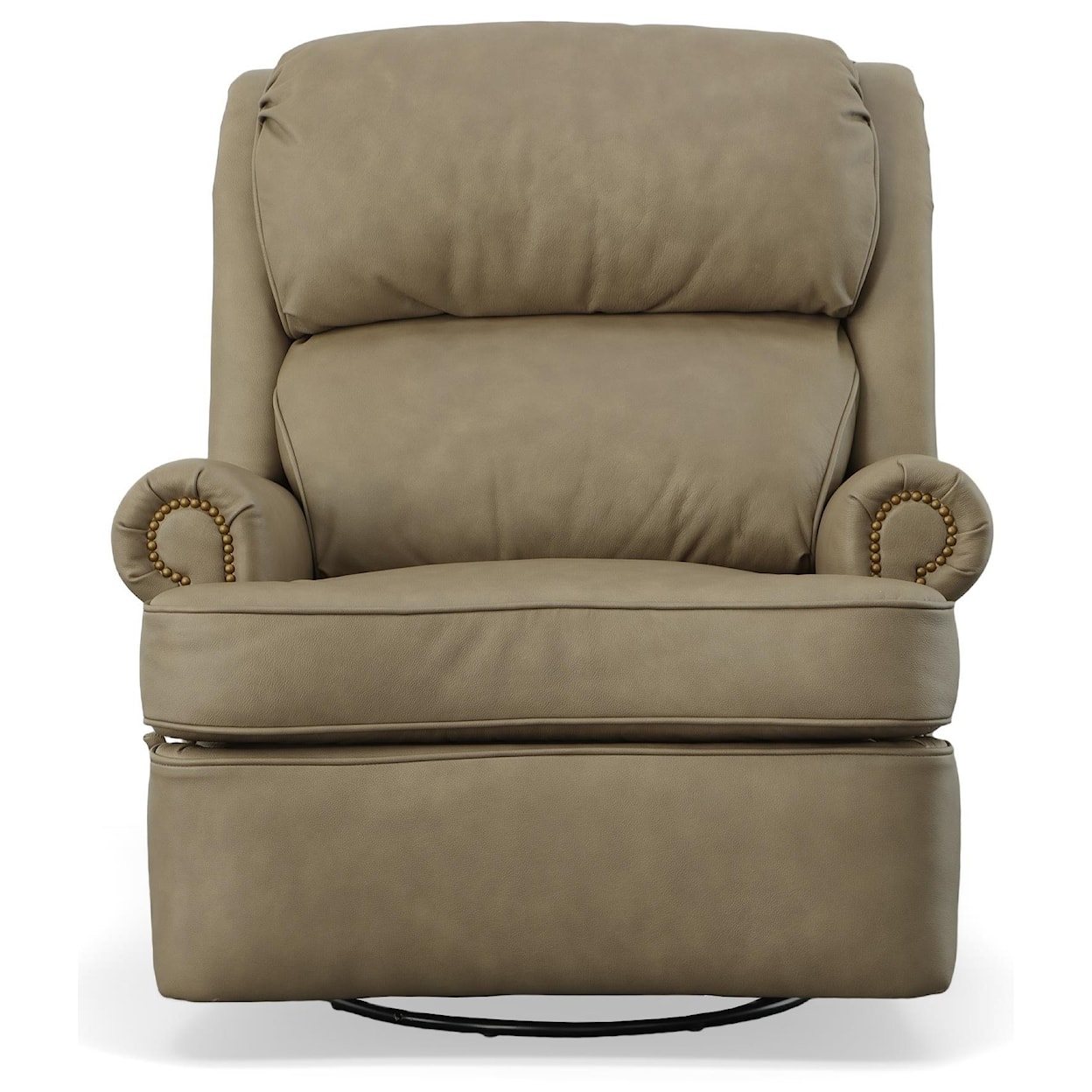 Leathercraft Mathis Manual Swivel Recliner