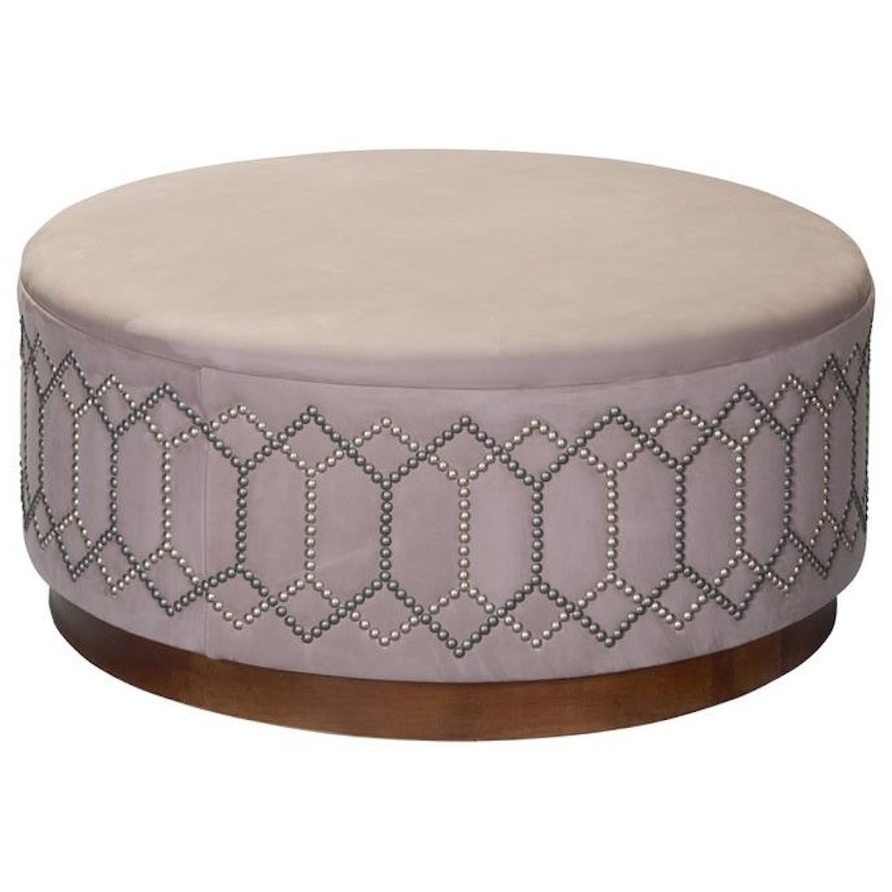 Leathercraft Ottomans and Benches Brigham Ottoman