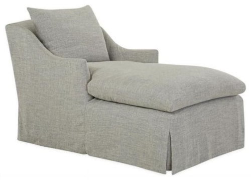 Slip Covered Chaise