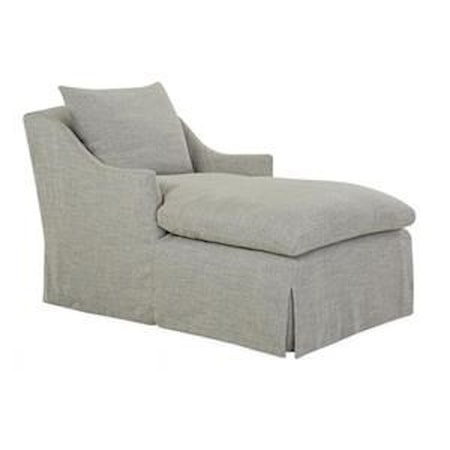 Slip Covered Chaise
