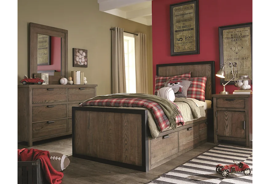Twin Panel Bed Night Stand by Legacy Classic at Stoney Creek Furniture 