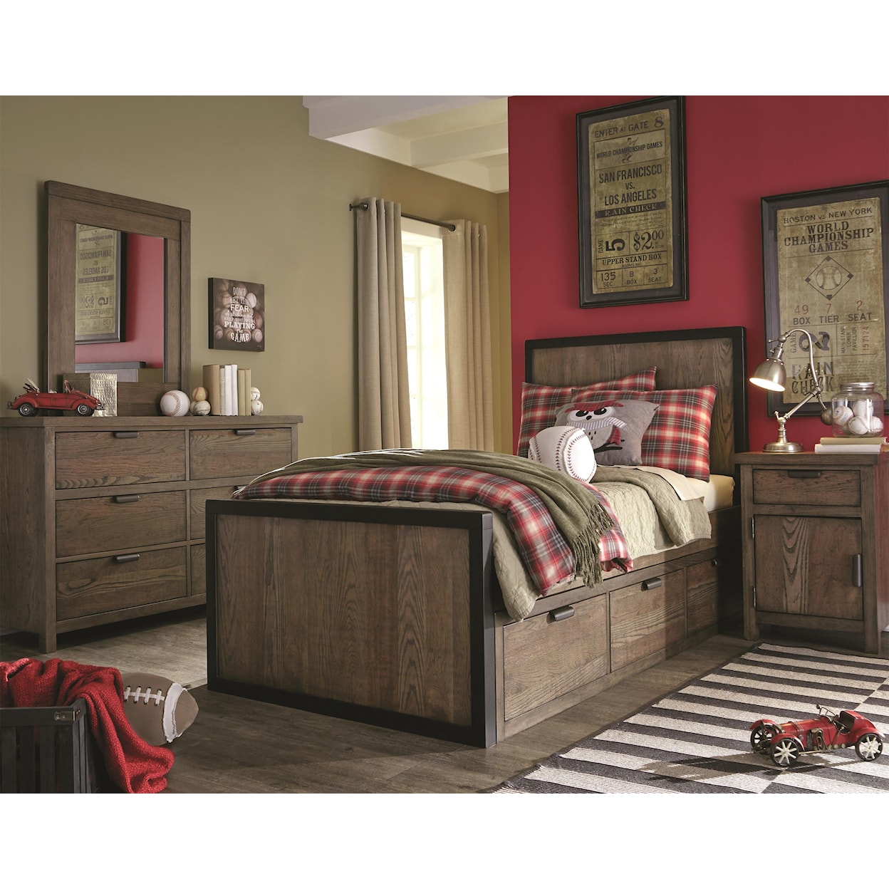 Legacy Classic Twin Panel Bed Night Stand
