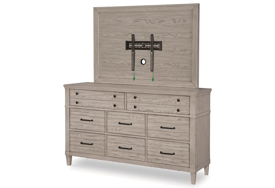 Belhaven Dresser with TV Frame by Legacy Classic at Lagniappe Home Store