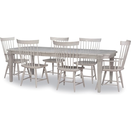 7-Piece Table and Chair Set