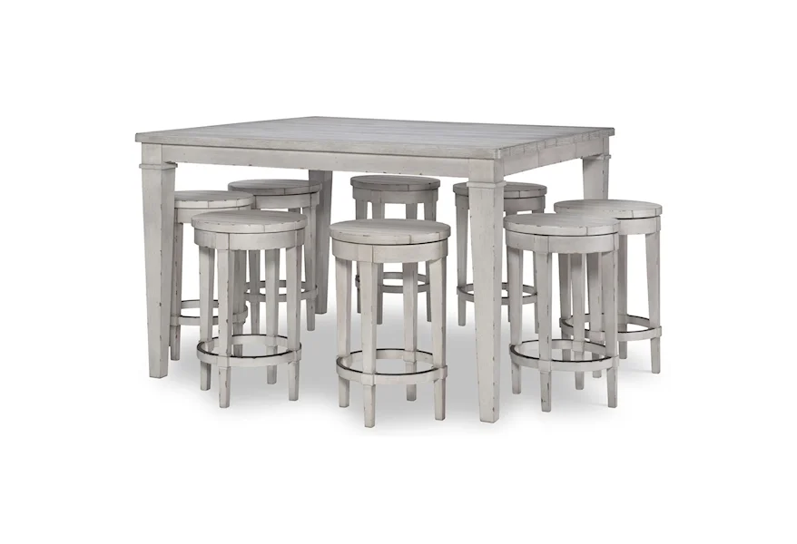 Belhaven 9-Piece Pub Table and Chair Set by Legacy Classic at SuperStore