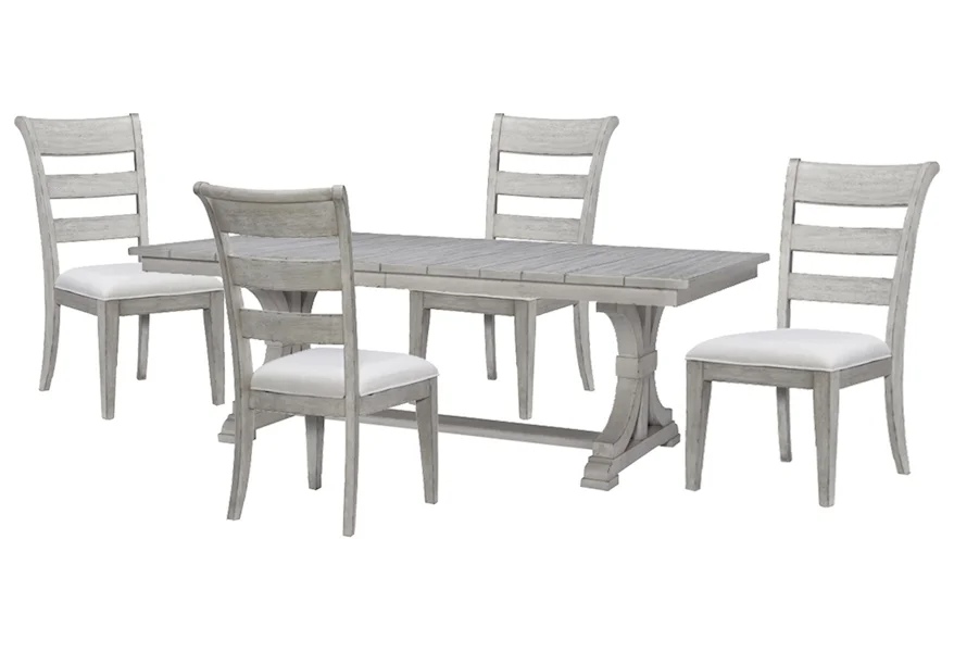 Belhaven Trestle Table and Chair by Legacy Classic at Johnny Janosik