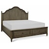 Legacy Classic    King Panel Bed with Storage Footboard