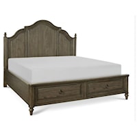 5 Pc Bedroom Set with Queen Storage Panel Bed