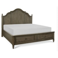 5 Pc Bedroom Set with Queen Storage Panel Bed