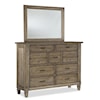 Legacy Classic Brownstone Village Bureau Mirror